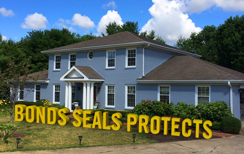 pros of rhino shield ceramic house paint on home, bonds seals and protects